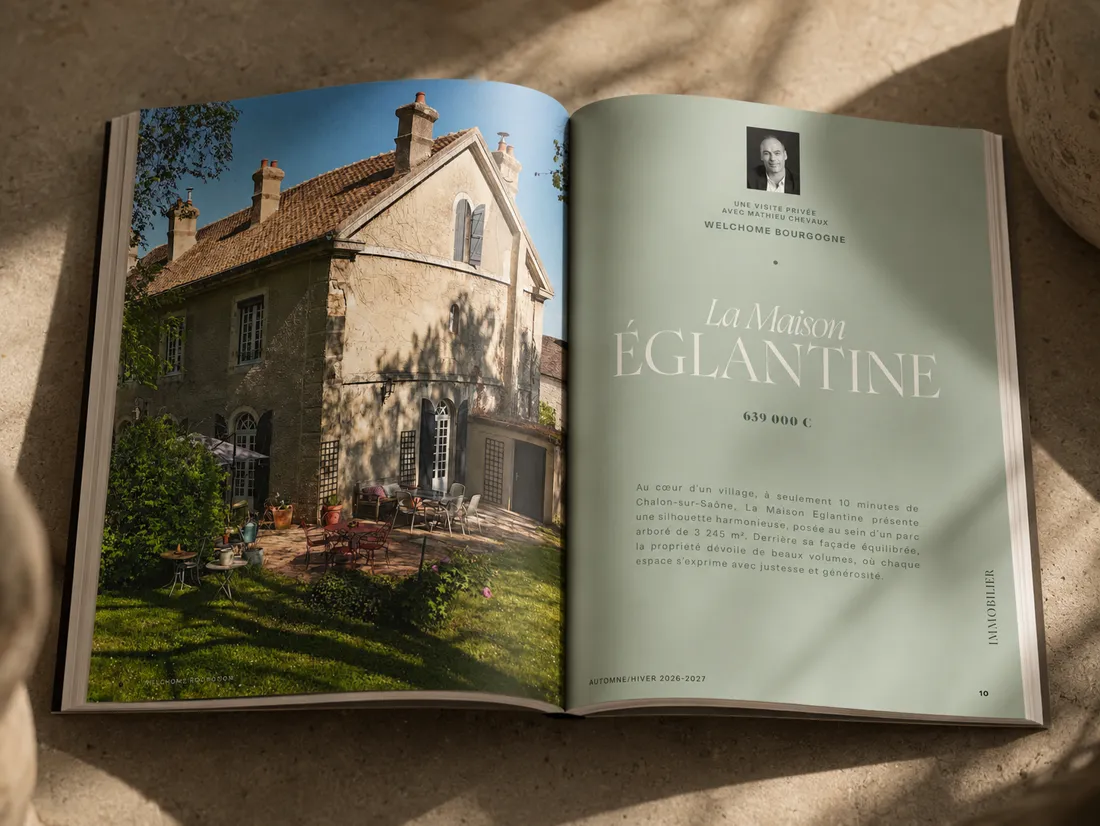 Mockup intérieur — La Maison Églantine