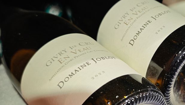 Des bouteilles du domaine Joblot